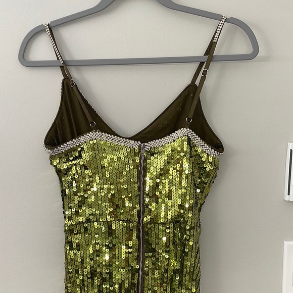 Sequin Green Maxi Dress - Picture 11 of 13